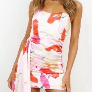 Hello Molly Vibrant Floral Mini Dress